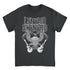 Black t-shirt with Lynyrd Skynyrd logo featuring an eagle and guitars on a white background