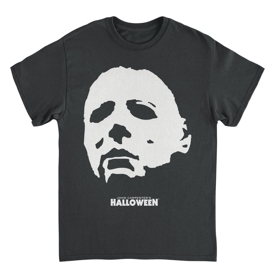 Halloween Michael Myers Mask Angle Black T-Shirt