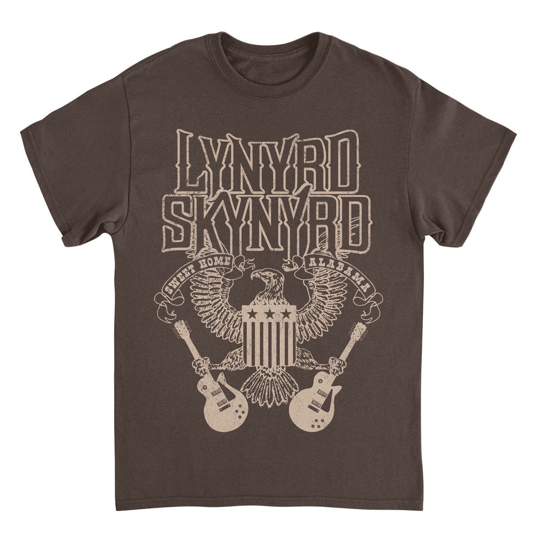 Lynyrd Skynyrd Sweet Home Alabama Dark Chocolate T-Shirt