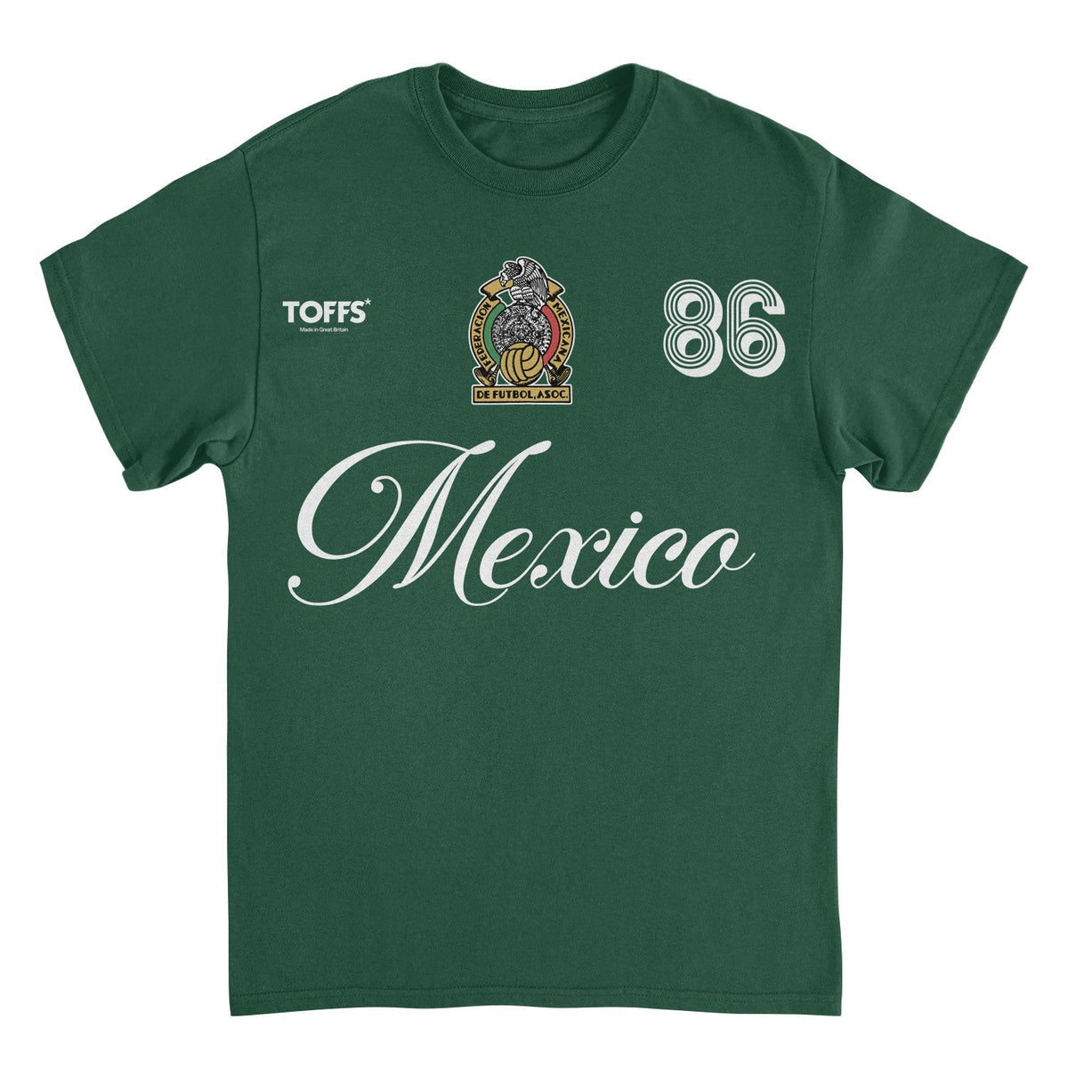 Green t-shirt with &