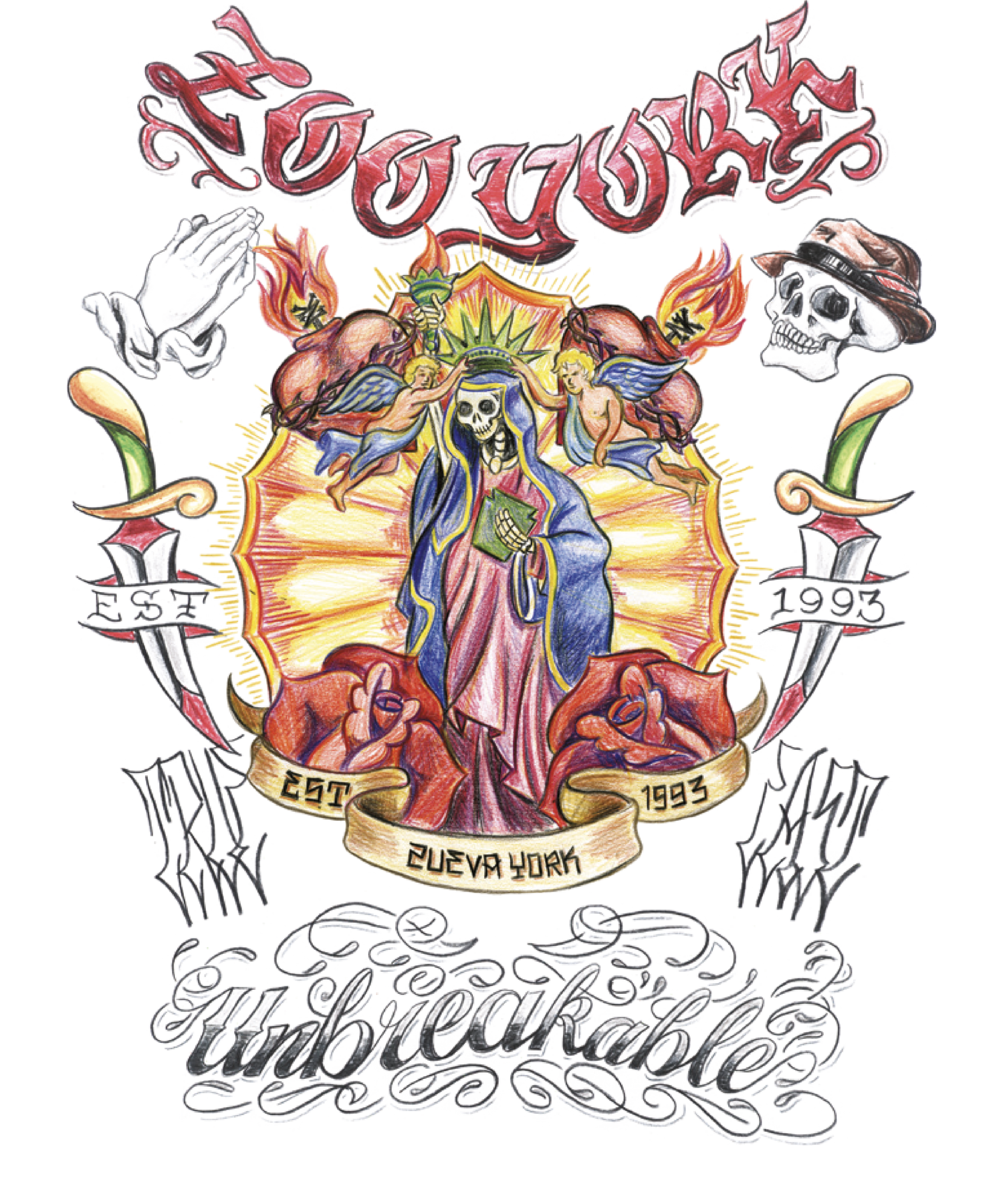 Zoo York Unbreakable Nueva York Street Art T-Shirt