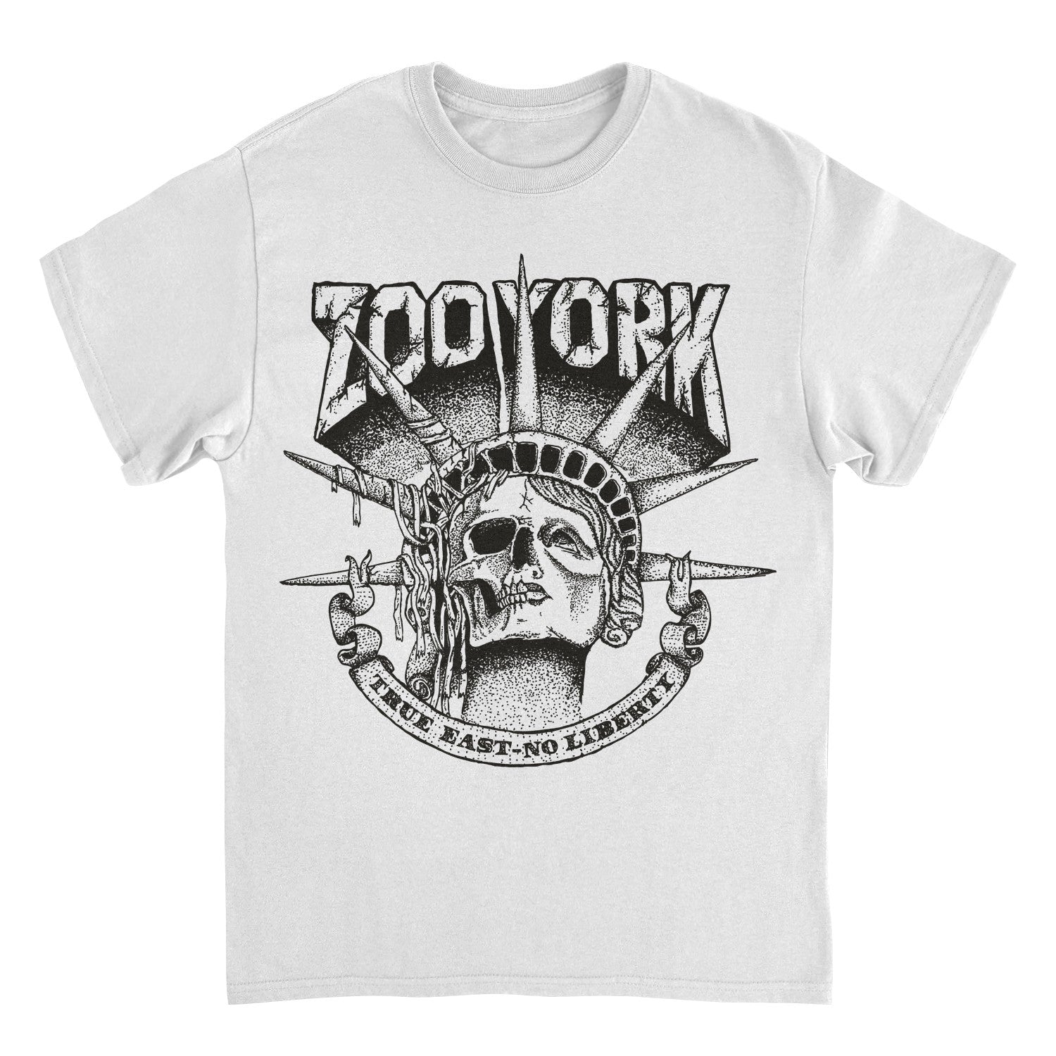 Zoo York True East No Liberty Skull T-Shirt