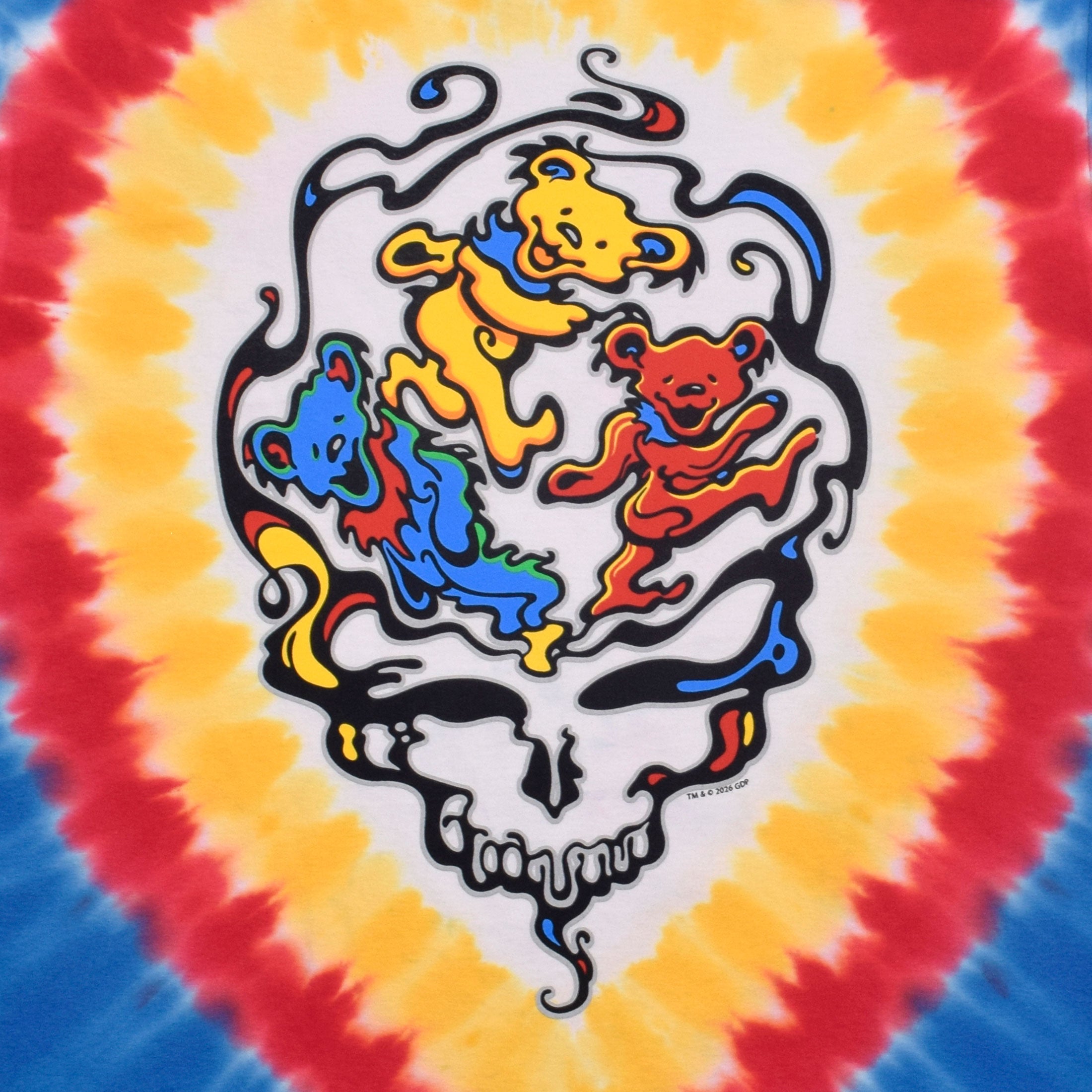 GRATEFUL DEAD T-Shirt, Liquid Bears