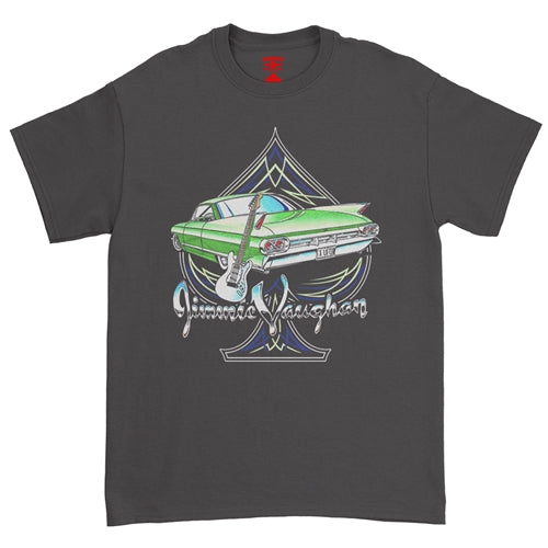 JIMMIE VAUGHAN Superb T-Shirt, Guitar and Car
