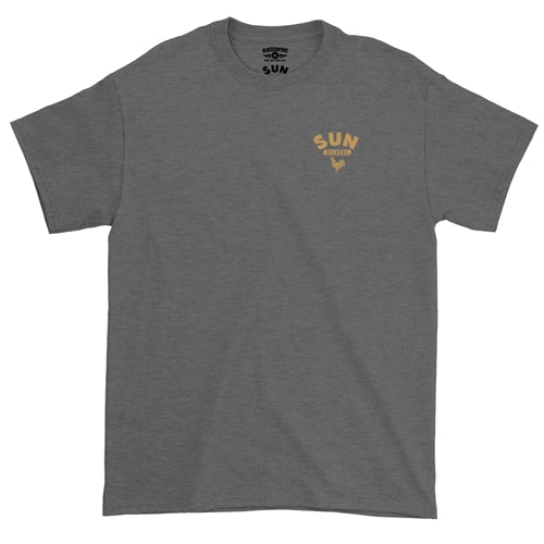 SUN RECORDS Superb T-Shirt, Logo Pocket Heather