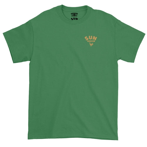 SUN RECORDS Superb T-Shirt, Logo Pocket Green