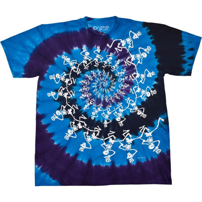 GRATEFUL DEAD T-Shirt, Spiral Skeletons