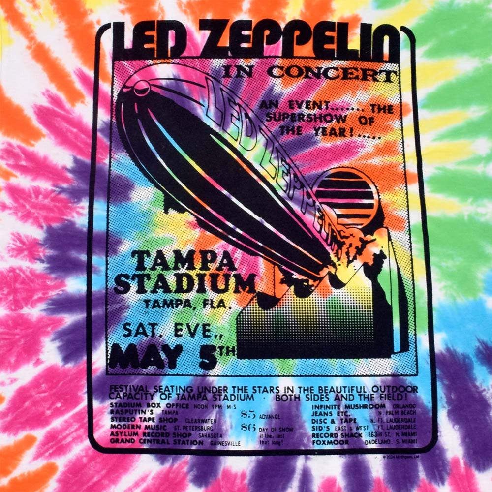 LED ZEPPELIN T-Shirt, Tampa Stadium 1973