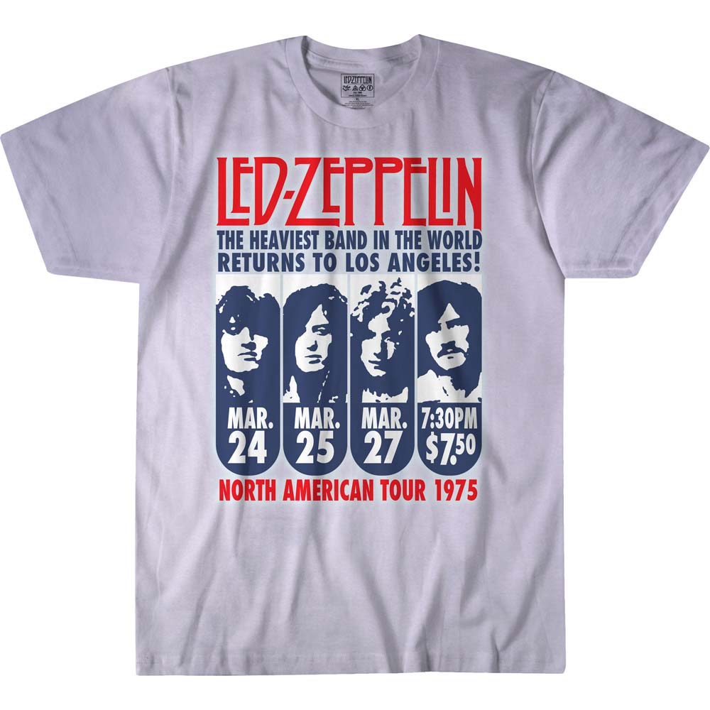 LED ZEPPELIN Superb T-Shirt, LA 1975