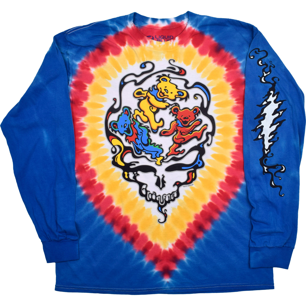 GRATEFUL DEAD Long Sleeve T-Shirt, Liquid Bears
