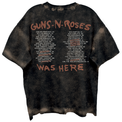 GUNS N ROSES Oversized T-Shirt, SKELTONS LIVE