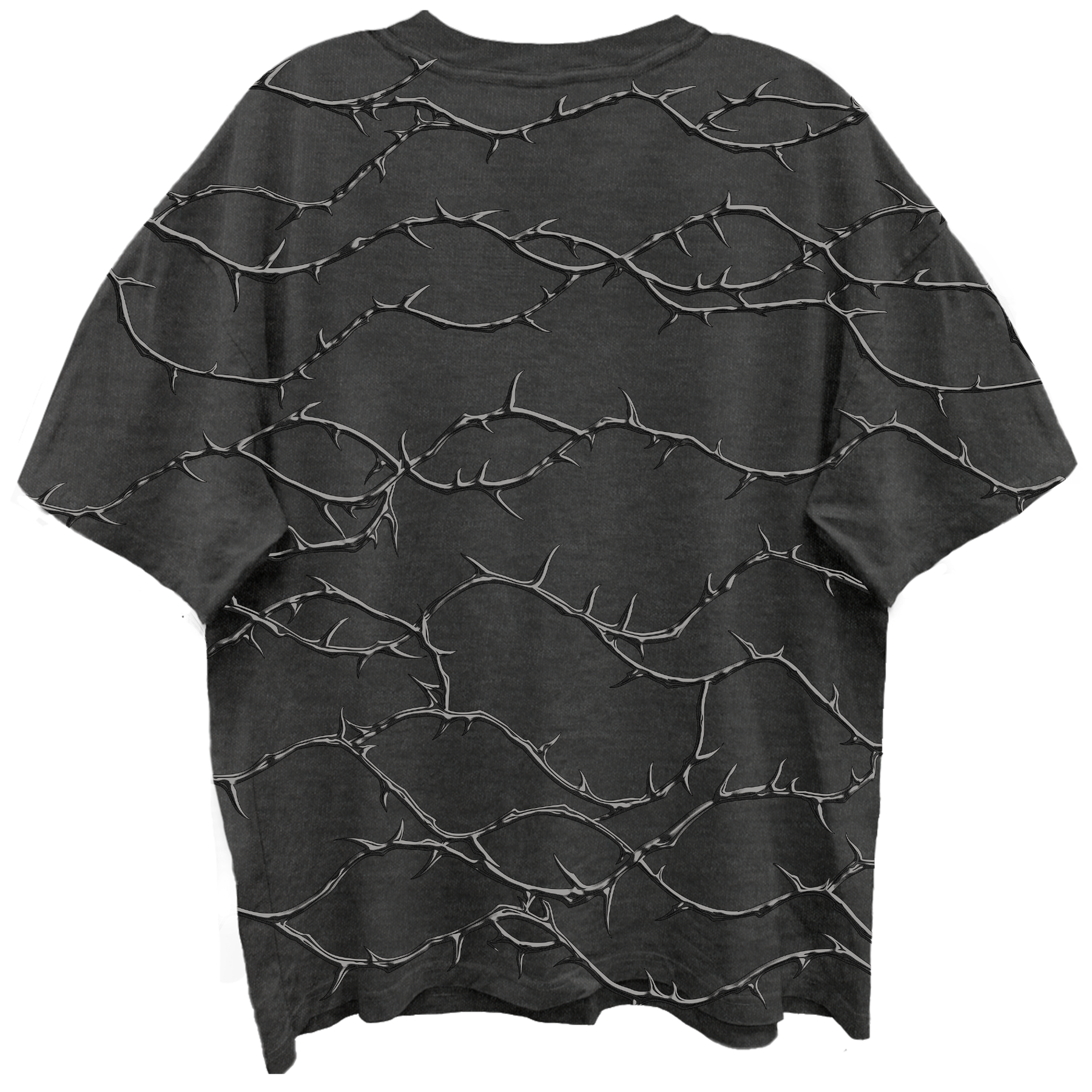 GUNS N ROSES Oversized T-Shirt, SKULL ROSES