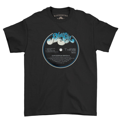 JOHNNY WINTER Superb T-Shirt, Vinyl Record