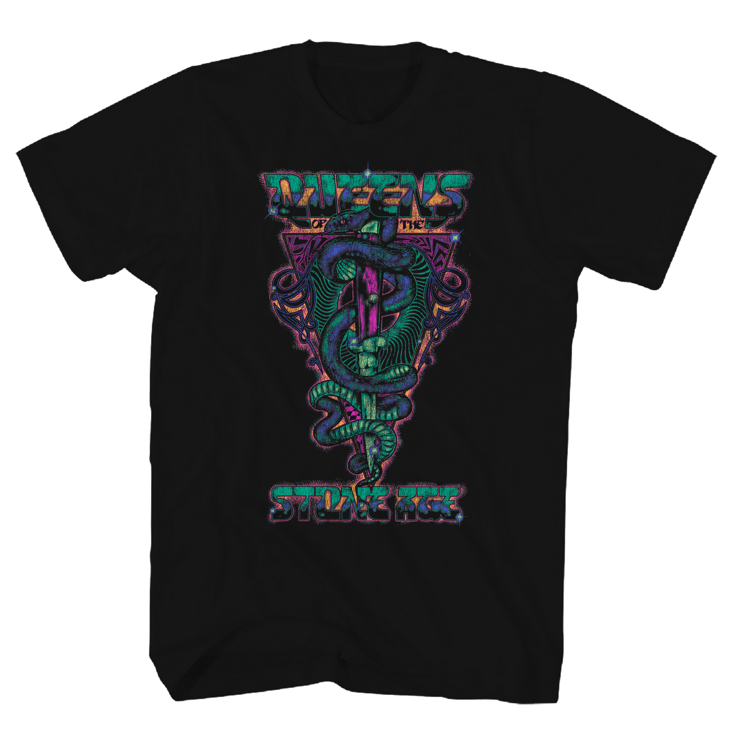 QUEENS OF THE STONE AGE T-Shirt, SNAKE