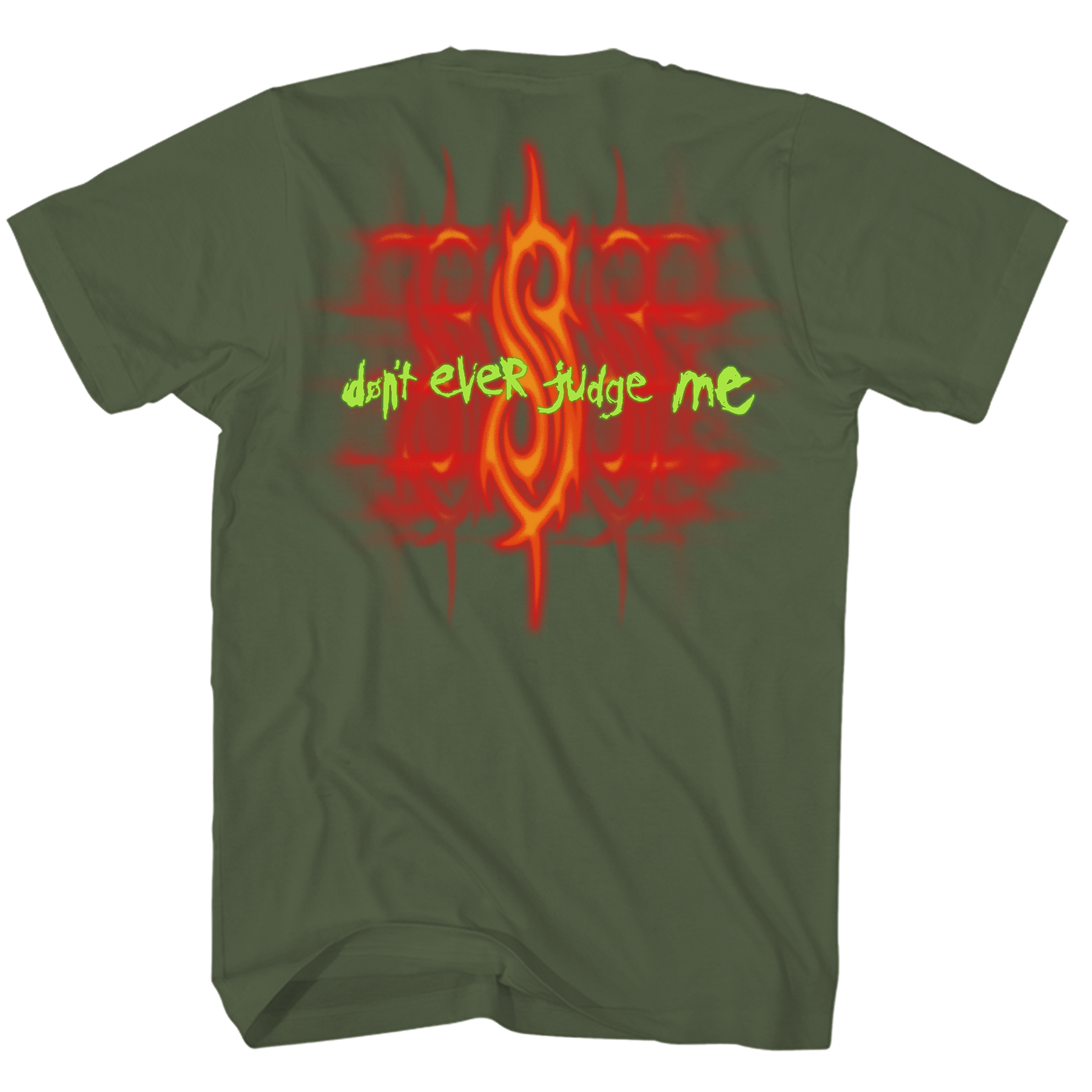 SLIPKNOT T-Shirt, NEON DONT JUDGE ME
