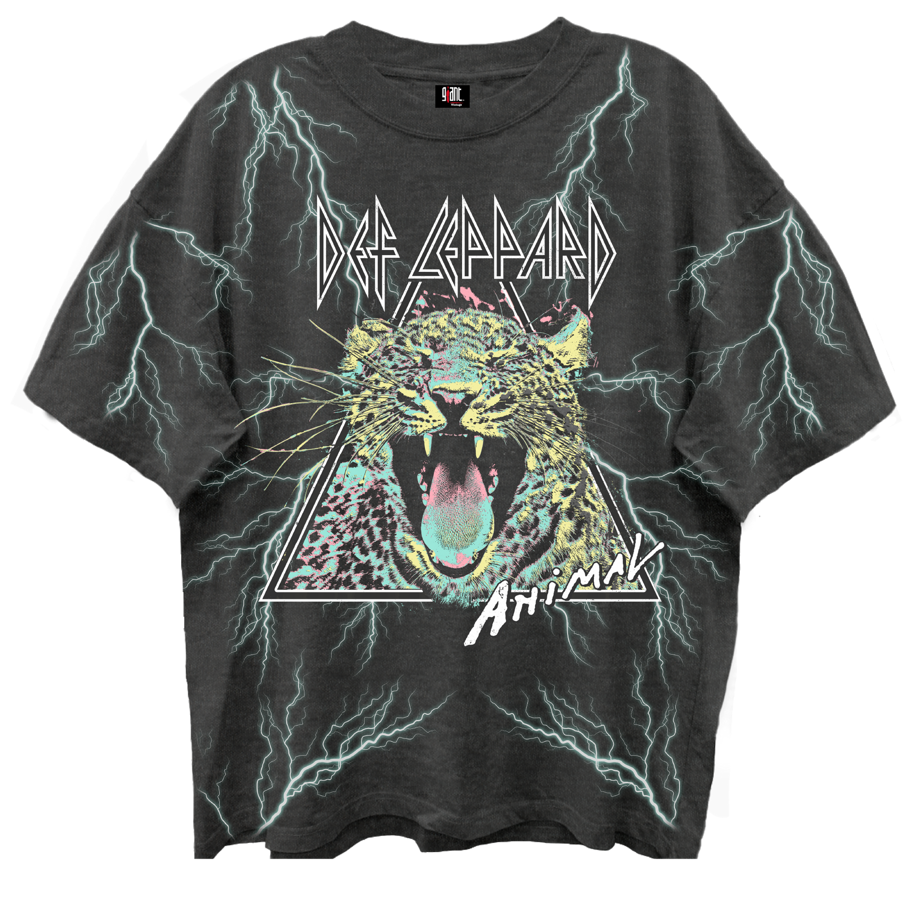 DEF LEPPARD Oversized T-Shirt, ANIMAL