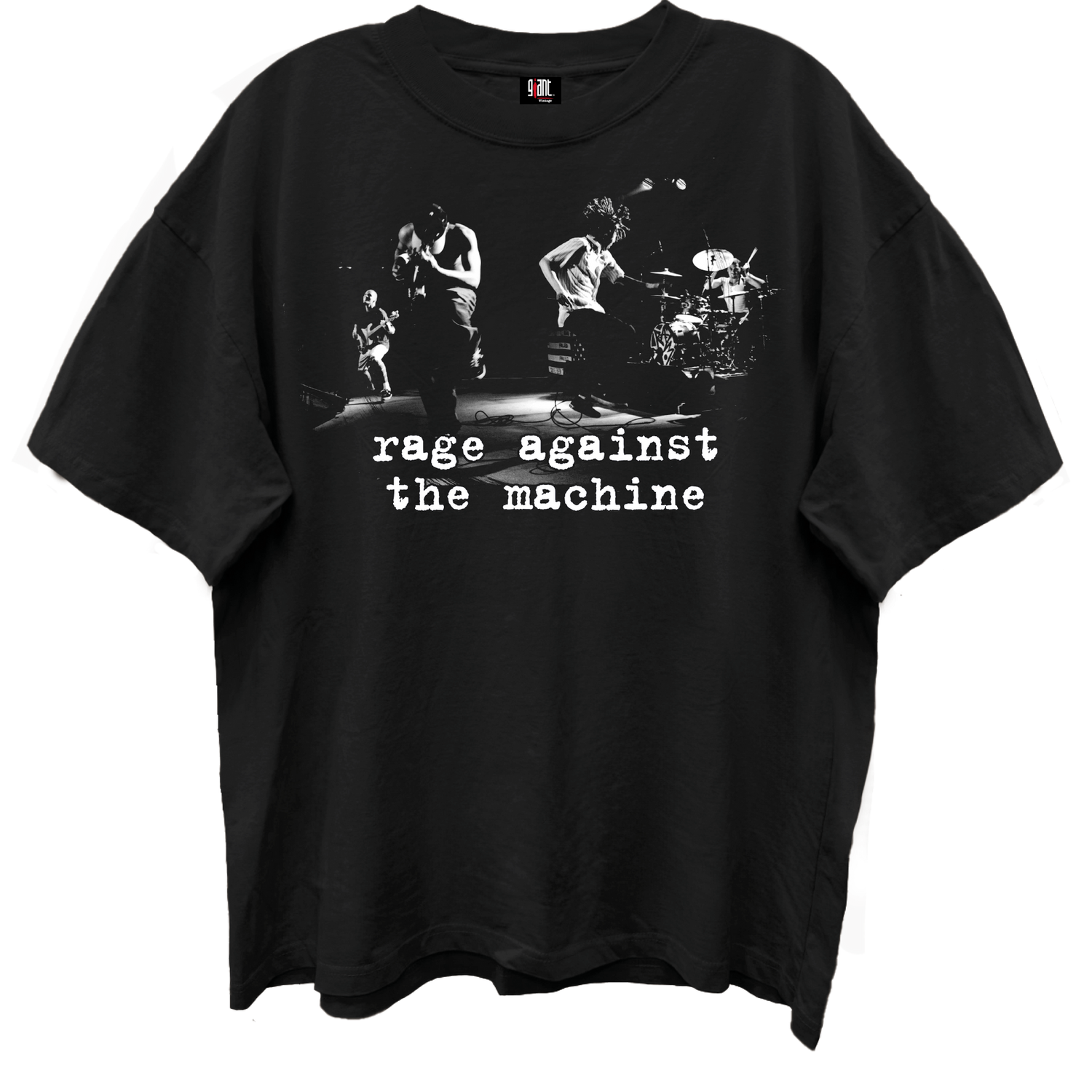 RAGE AGAINST THE MACHINE Oversized T-Shirt, BAND PHOTO