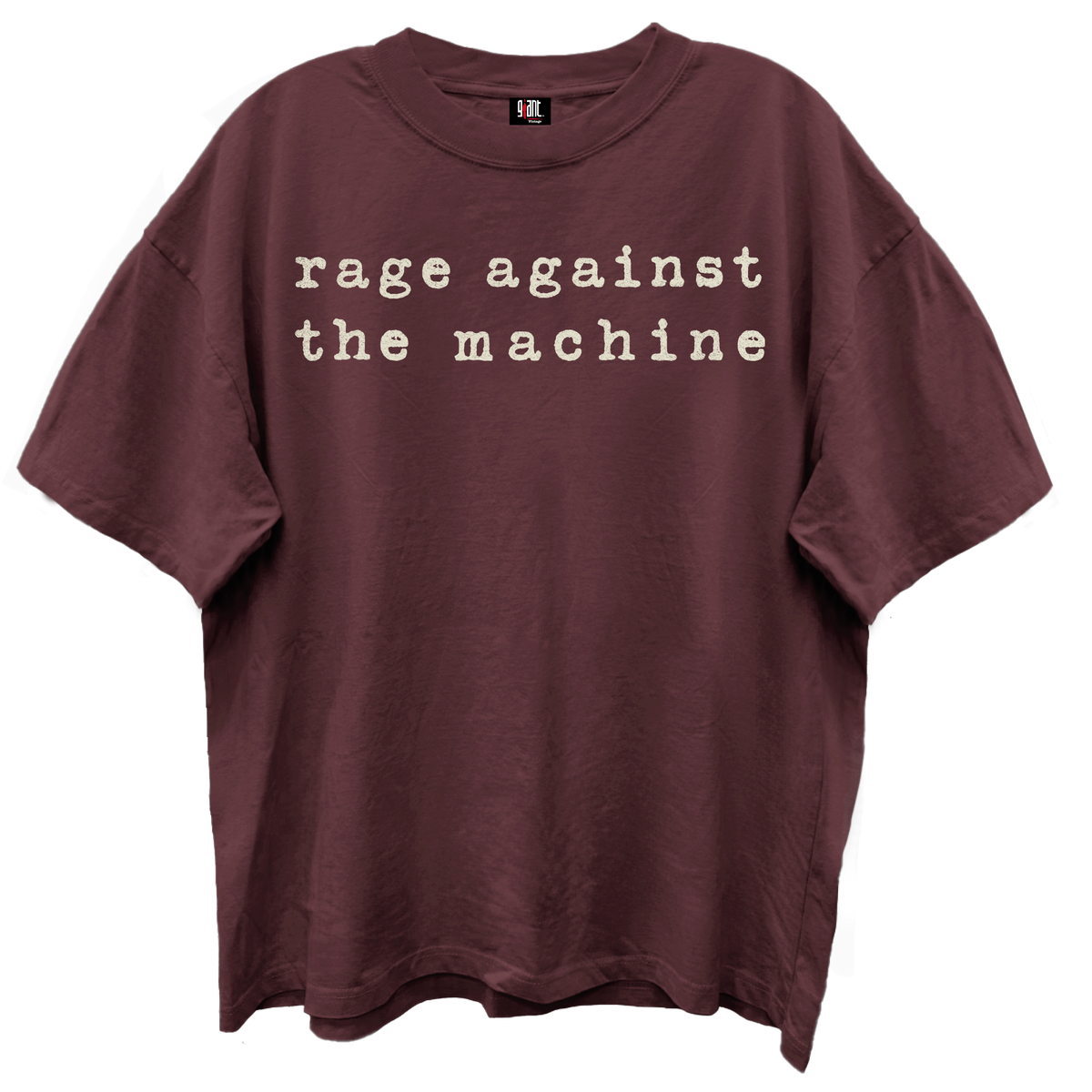 RAGE AGAINST THE MACHINE Oversized T-Shirt, LOGO