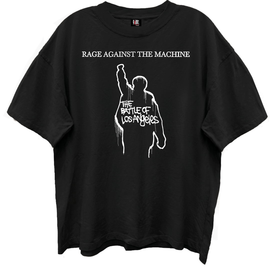 RAGE AGAINST THE MACHINE Oversized T-Shirt, BATTLE OF LOS ANGELES