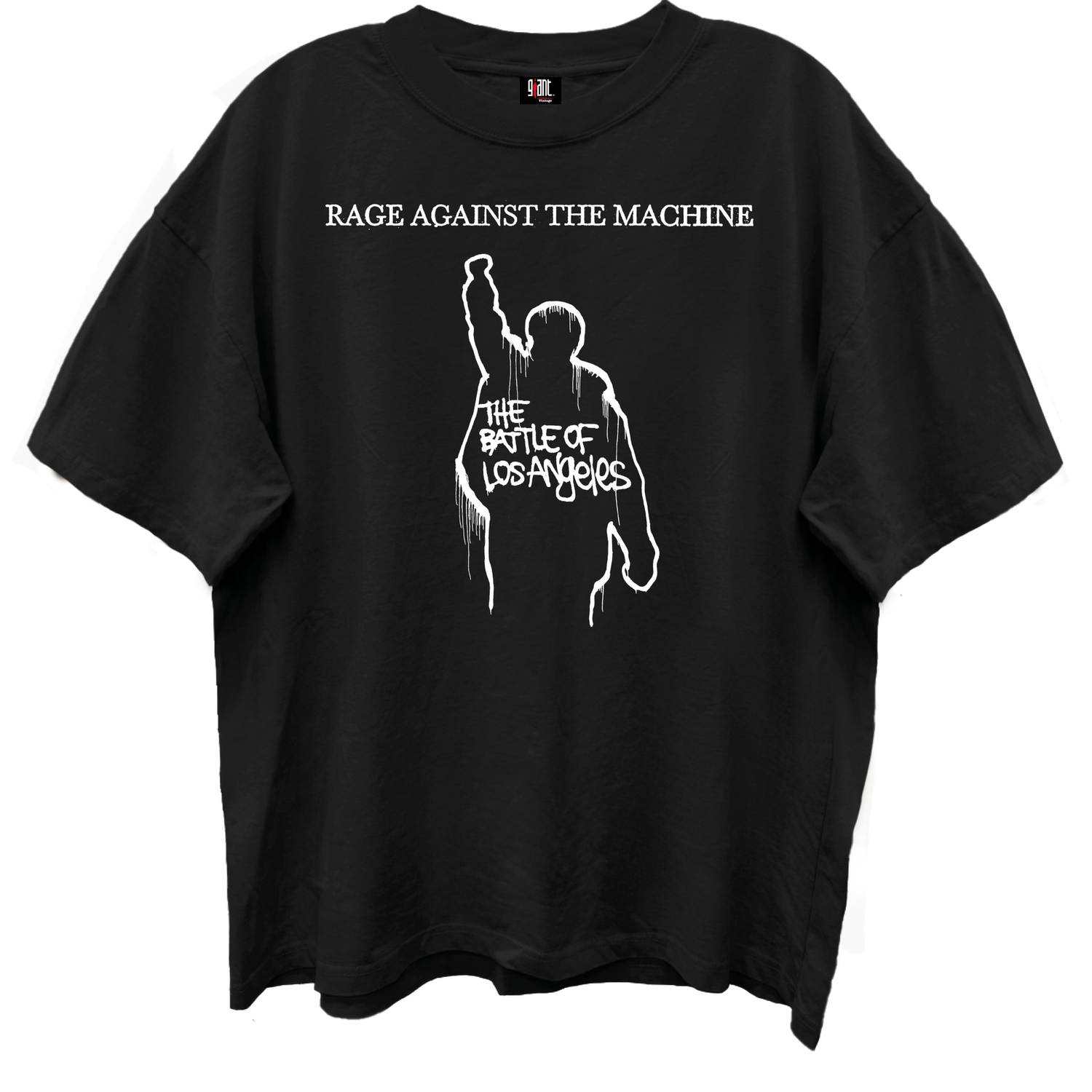 RAGE AGAINST THE MACHINE Oversized T-Shirt, BATTLE OF LOS ANGELES