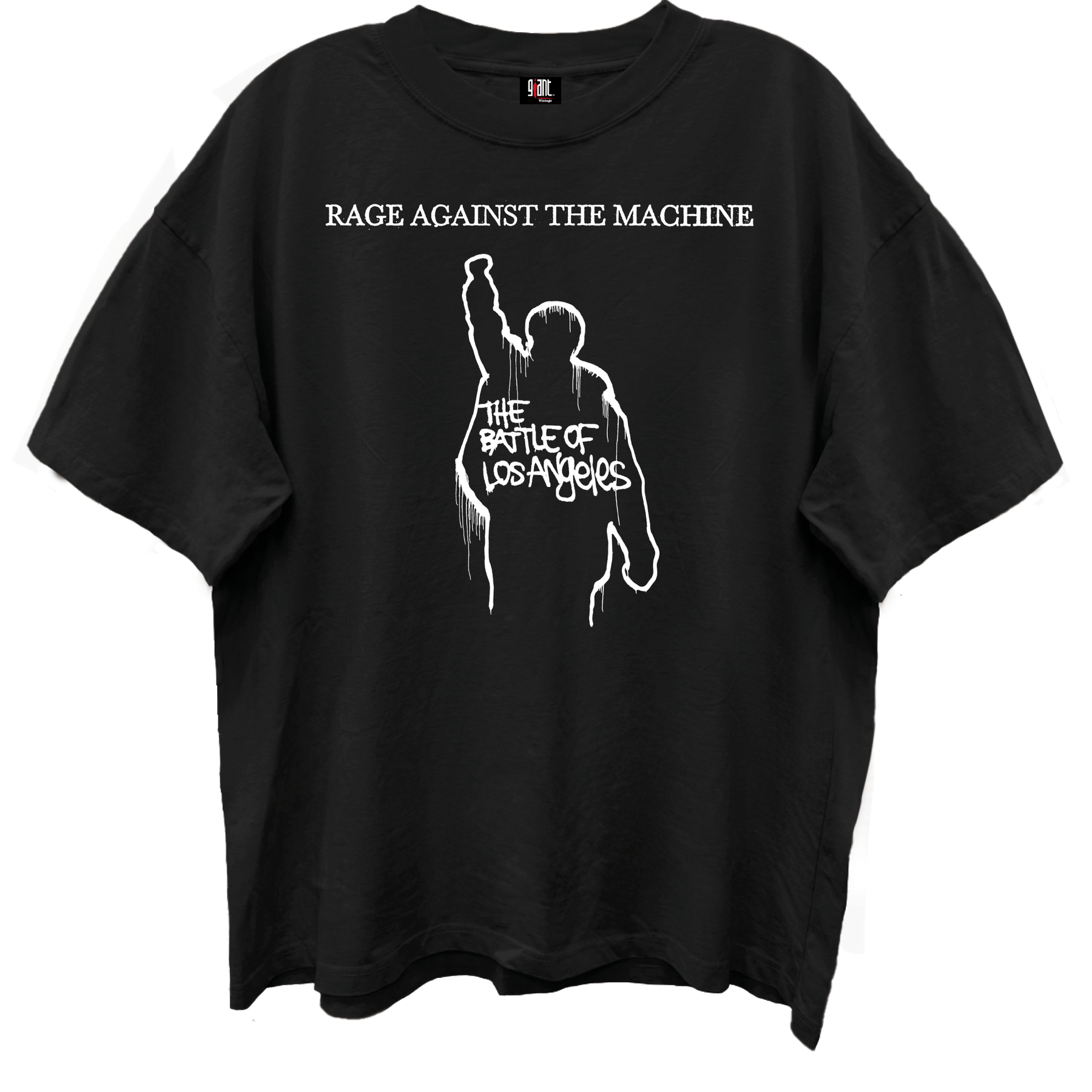 RAGE AGAINST THE MACHINE Oversized T-Shirt, BATTLE OF LOS ANGELES