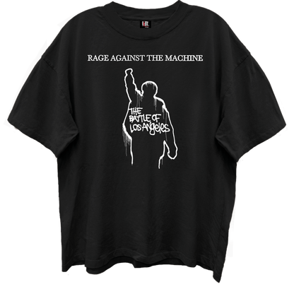 RAGE AGAINST THE MACHINE Oversized T-Shirt, BATTLE OF LOS ANGELES