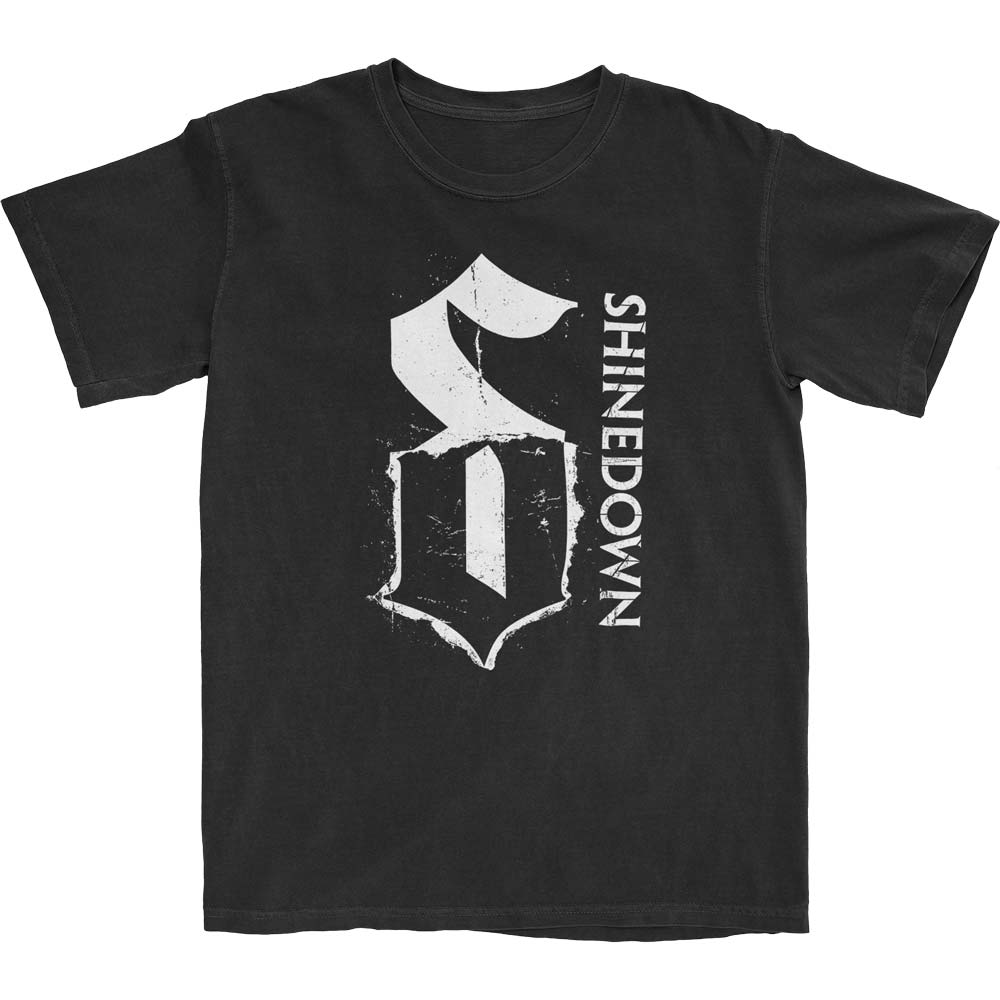 SHINEDOWN Powerful T-Shirt, Torn Logo