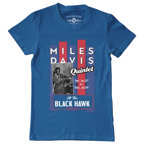 MILES DAVIS Superb T-Shirt, At The Blackhawk Royal