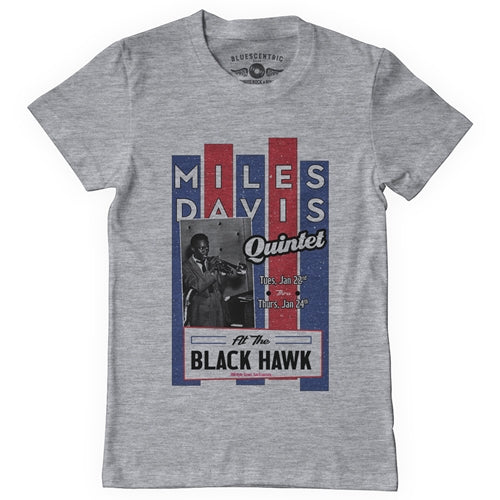 MILES DAVIS Superb T-Shirt, At The Blackhawk Athletic