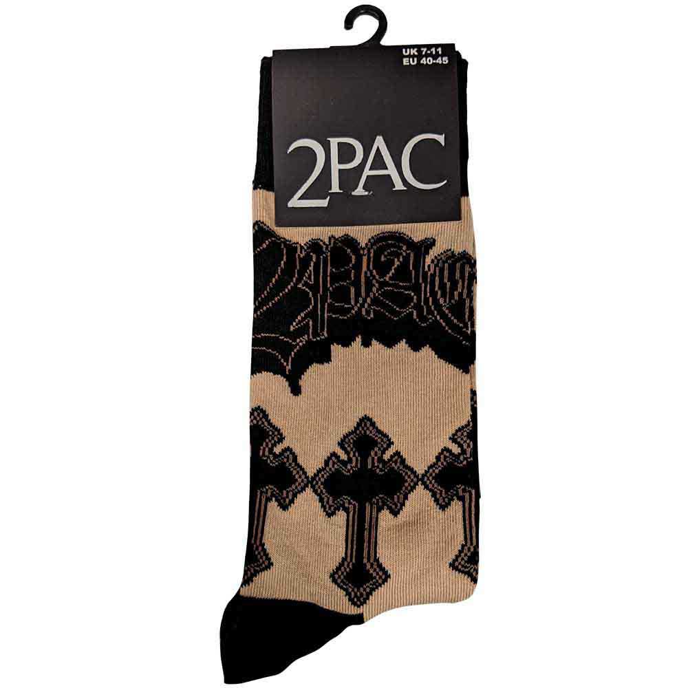 TUPAC Unisex Ankle Socks — Crosses