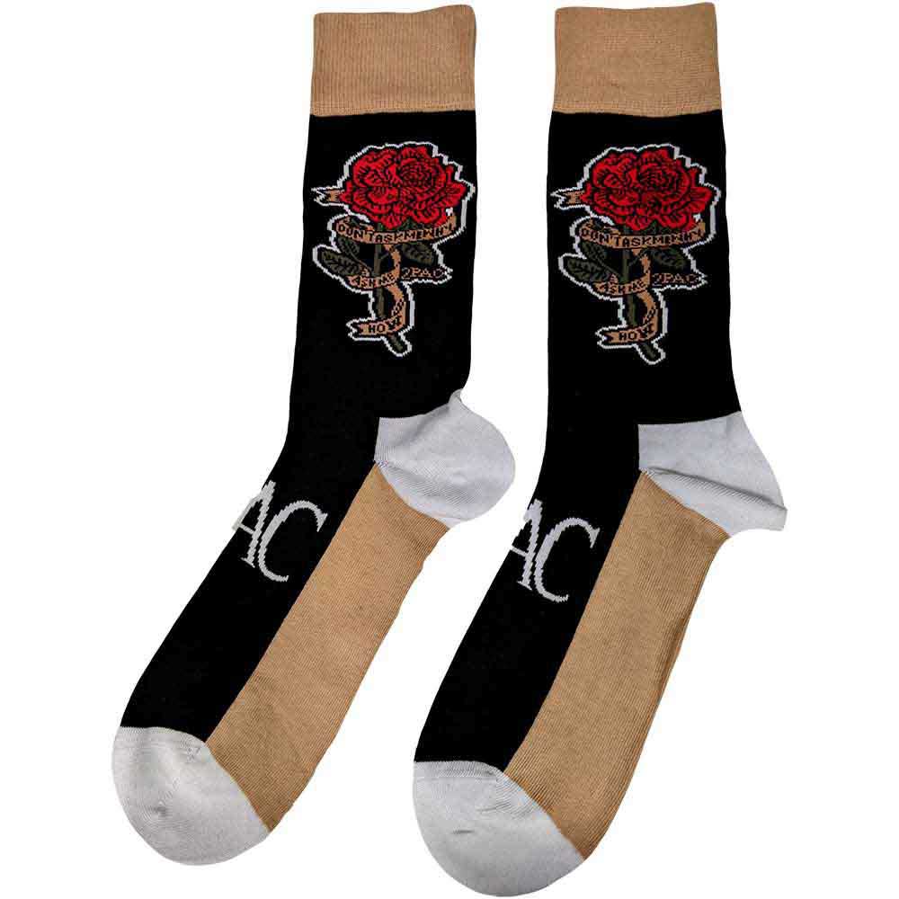 TUPAC Unisex Ankle Socks — Rose