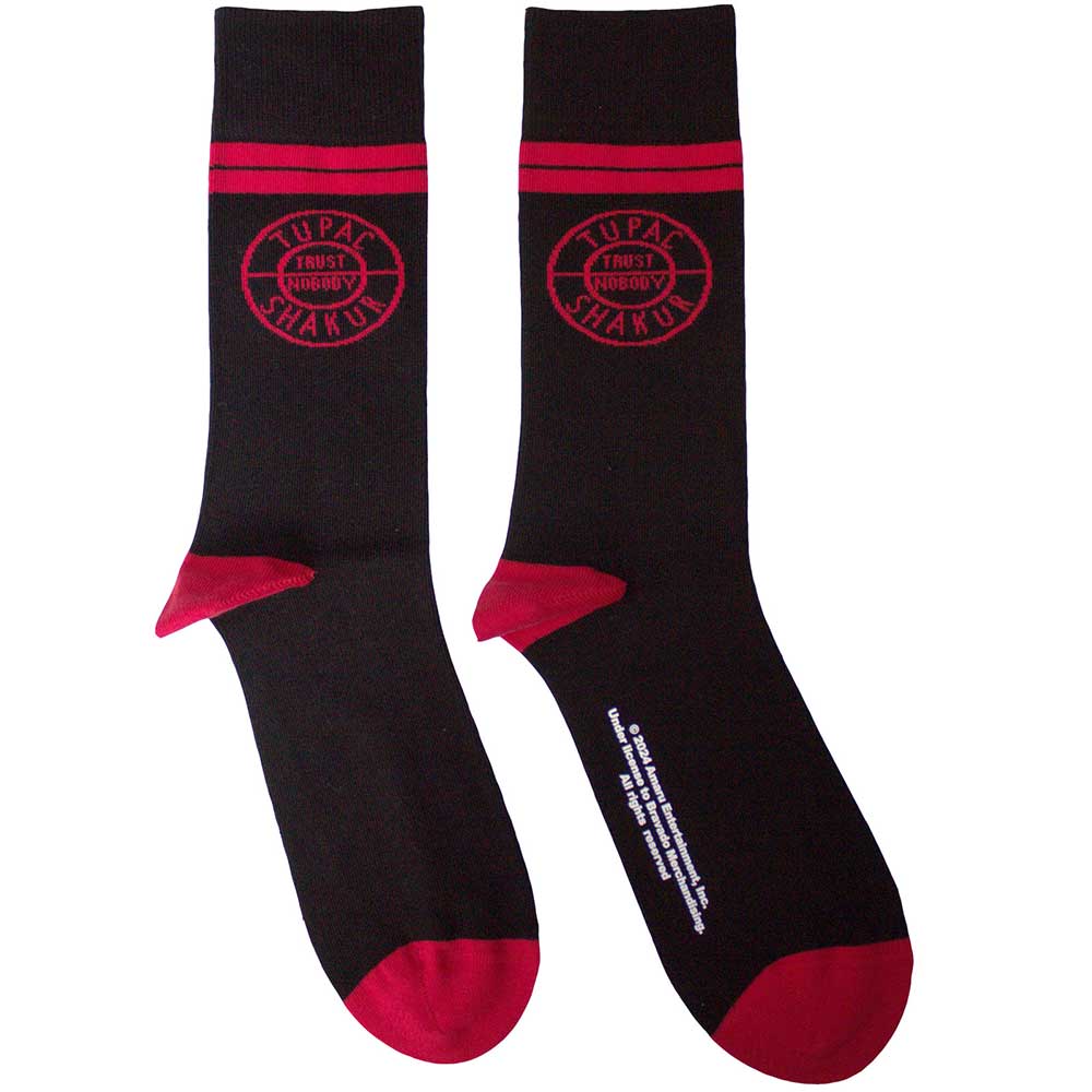TUPAC Unisex Ankle Socks, Circle Logo
