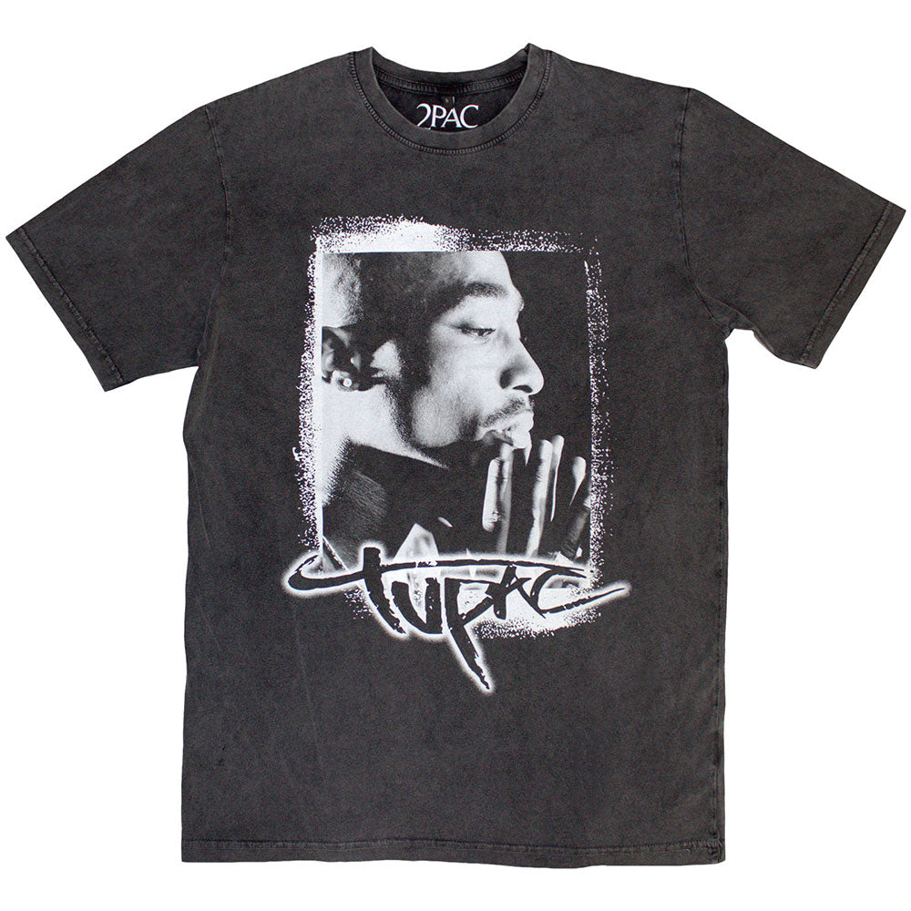 TUPAC Stone Wash T-Shirt, Spray Photo