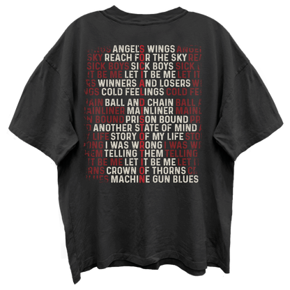 SOCIAL DISTORTION Oversized T-Shirt, SKELLY SONG
