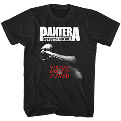 PANTERA Attractive T-Shirt, VULGAR DISPLAY OF POWER
