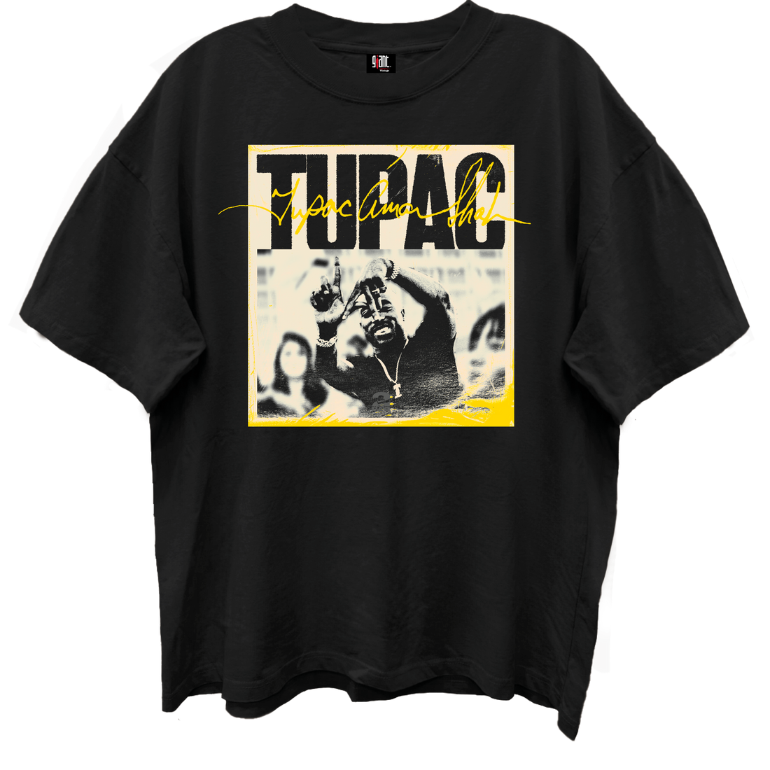 TUPAC Oversized T-Shirt, LA PHOTO TEE