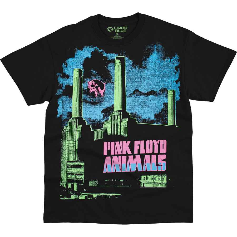 PINK FLOYD T-Shirt, Animals Blacklight