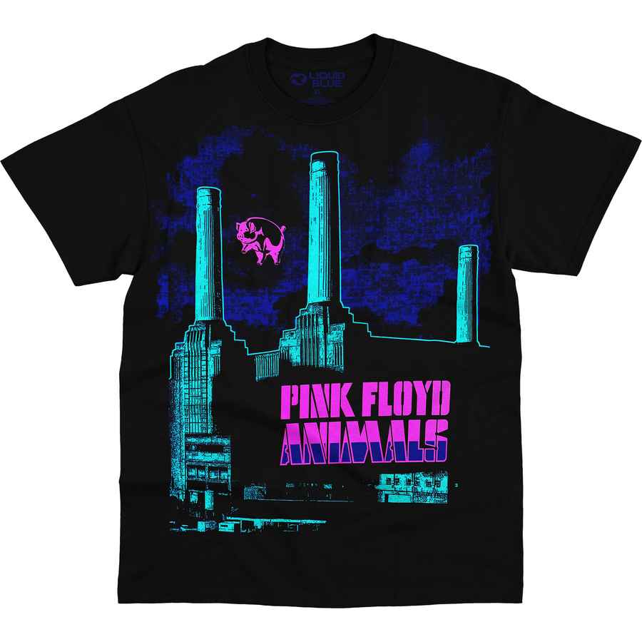 PINK FLOYD T-Shirt, Animals Blacklight