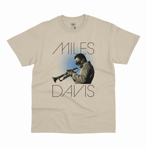 MILES DAVIS Superb T-Shirt, Blue Aura Sand