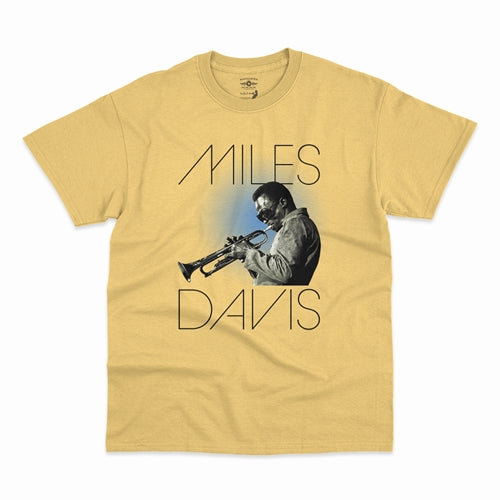 MILES DAVIS Superb T-Shirt, Blue Aura Yellow