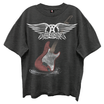AEROSMITH Oversized T-Shirt, GUITAR WINGS