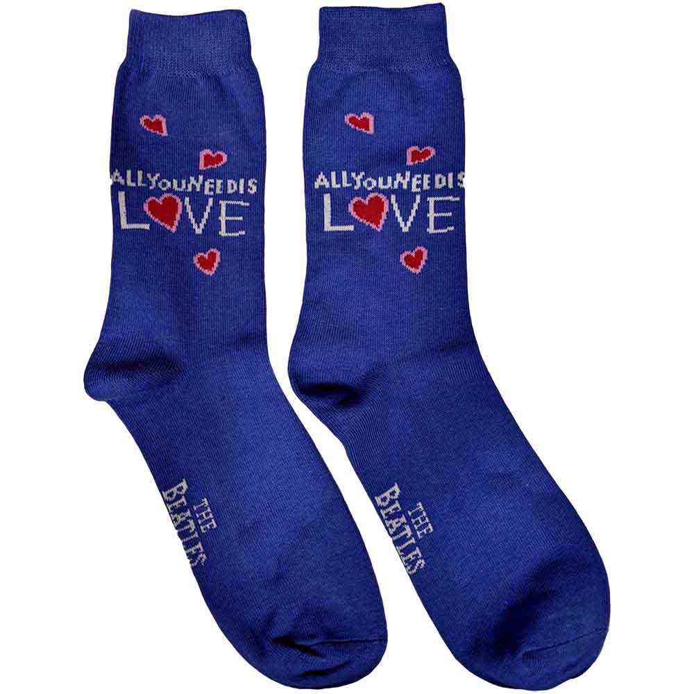 THE BEATLES Unisex Ankle Socks, All You Need Is Love