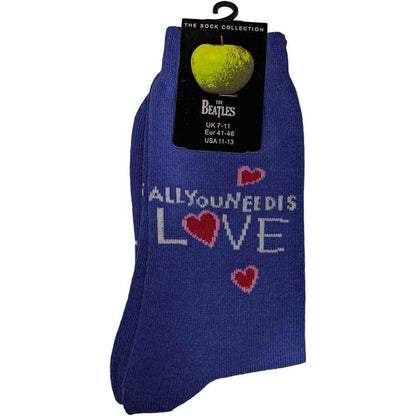 THE BEATLES Unisex Ankle Socks, All You Need Is Love