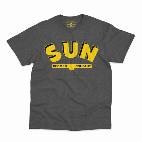 SUN RECORDS Superb T-Shirt, Company Logo Heather
