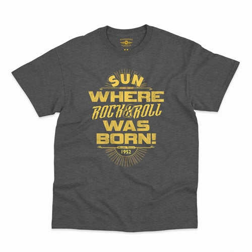 SUN RECORDS Superb T-Shirt, Where Rock Was Born Heather