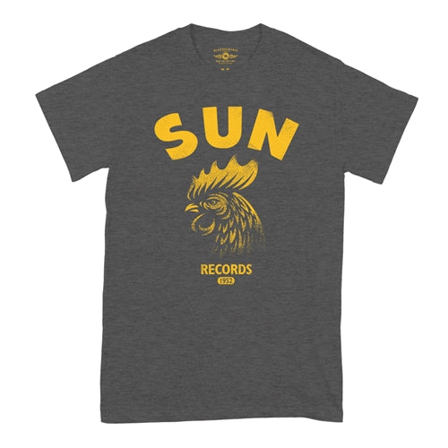 SUN RECORDS Superb T-Shirt, Gritty Rooster Heather