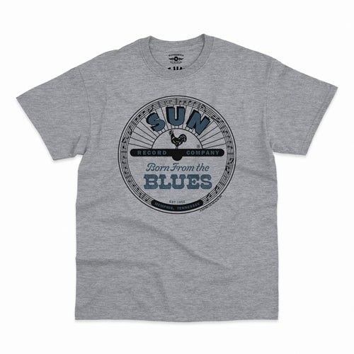 SUN RECORDS Superb T-Shirt, Born from The Blues Athletic