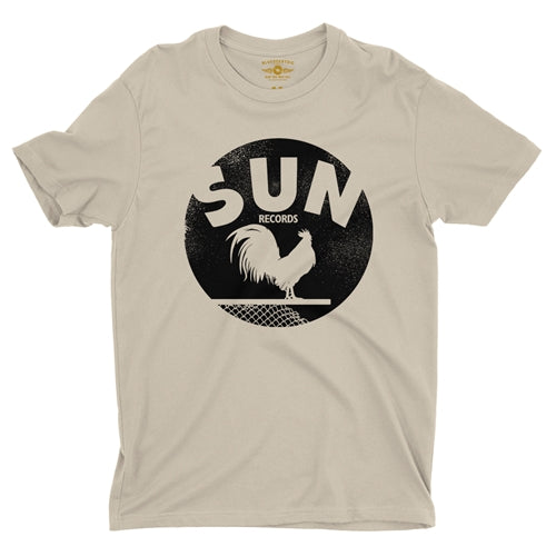 SUN RECORDS Superb T-Shirt, Rooster Coop Cream
