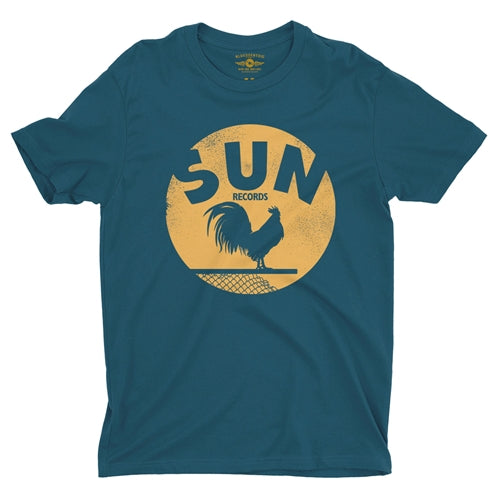 SUN RECORDS Superb T-Shirt, Rooster Coop Teal
