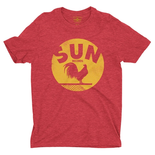 SUN RECORDS Superb T-Shirt, Rooster Coop Red